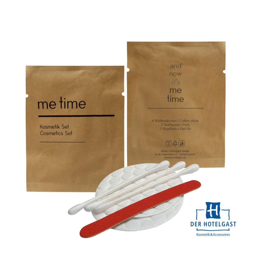 "me time" Kosmetik Set im Kraftpapier